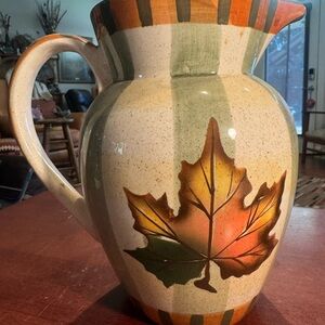 Fall Pitcher, World Bazaar  Inc. Ceramic